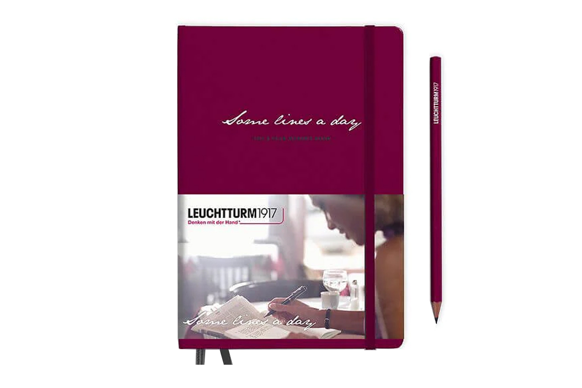 Leuchtturm1917 Some Lines a Day Port Red